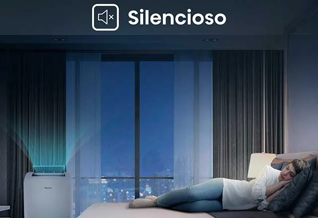 AC portátil silencioso